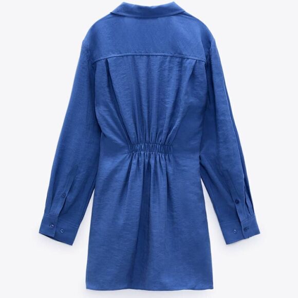 ZARA WRAP DRESS WITH POCKET - Picture 4 of 7